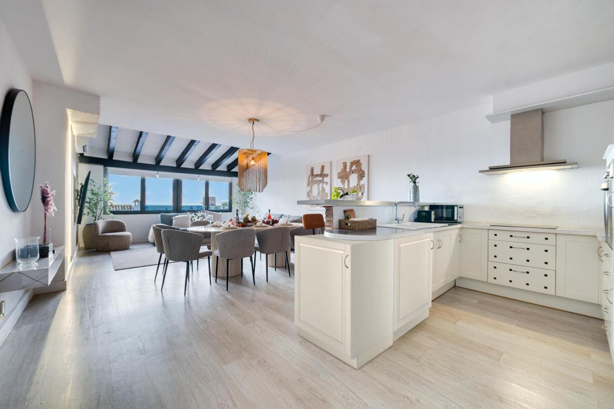 Vacation Marbella I Stylish 5Bdr Penthouse, Sea And Marina View Apartment Exterior foto